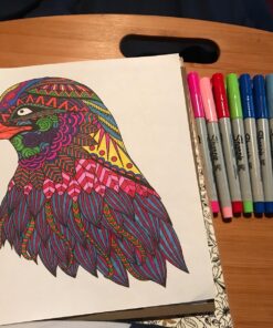 Animal Designs Coloring Book For Adults - A De-Stress Coloring Book 8 81Mv9NCgJUL