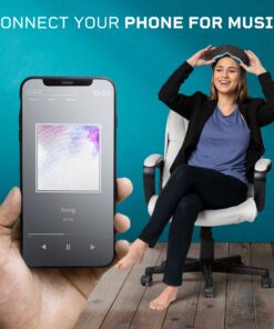 LifePro Eye Massager - Headache Relief Device - Smart Eye Massager for Migraines with Heat, Vibration and Bluetooth Music (Gray) Gray 17 81MvKNFp7yL