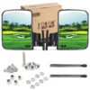 10L0L Golf Cart Mirror, No-drilling Side Rear View Mirror Fits EZGO Club Car Yamaha Golf Cart and Others Drilling Required Black 4 81MvqFoHITL