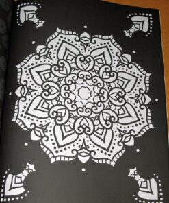Mandalas At Midnight: A Mandala Coloring Book 52 81MwOyClaML
