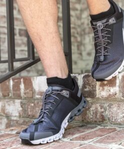 Lock Laces Reflective (2-Pack) Elastic No Tie Shoelaces, One Size Fits All, for Kids and Adults, Elastic No Tie Shoe Laces Storm Gray-storm Gray 18 81MyRPHOKcL