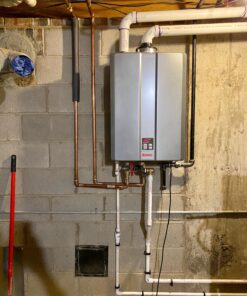 Rinnai RU199iN Condensing Tankless Hot Water Heater, 11 GPM, Natural Gas, Indoor Installation 31 81N0F6LIgxL