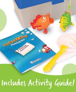 Learning Resources Pretend & Play Fishing Set - 11 Pieces, Ages 3+ Toddler Pretend Play Toys, Preschool Learning Toys, Fishing Pole for Kids, Fisherman Costume 21 81N1WALqzjL