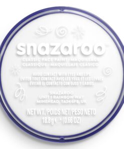 Snazaroo Classic Face and Body Paint, 18.8g (0.66-oz) Pot, White 35 81N2VR1OAfL