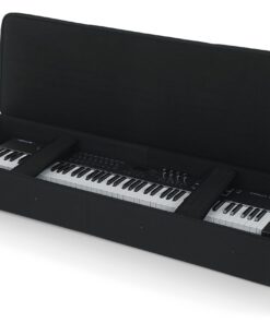 Alternative view of Gator Cases Lightweight Rolling Keyboard Case for 88 Note Keyboards and Electric Pianos (GK-88) 88-Note
