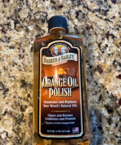 PARKER & BAILEY WOOD FLOOR CREAM – Use on Hardwood, Laminated or Faux Finished Floors. Shine Restorer Protector, Surface Cleaner House Cleaning Supplies Home Improvement, Natural Look, Cuts Grease 19 81N3fViWpGL