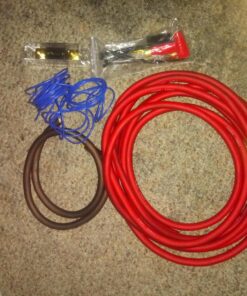 0 Gauge Amplfier Power Kit for Amp Install Wiring 1/0 Ga Cables 4500W 200 ANL 9 81N3r8z ulL