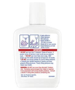 Fixodent Extra Hold Denture Adhesive Powder, 2.7 Ounce (Pack of 4) 21 81N5ZjIx19L