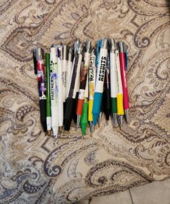 DG Collection (5lb Box Approx. 200-250 pens) Assorted Retractable Ballpoint Pens Office Ink Pen Supplies Big Bulk Lot 39 81N6Ao6EPpL