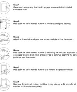 NuPro Fire Screen Protector Kit (2-Pack) (5th Generation - 2015 release), Clear 11 81N7FTcC33L