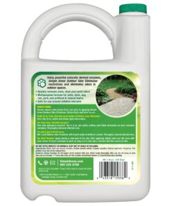Simple Green Outdoor Odor Eliminator for Pets, Dogs, 1 gallon Refill - Ideal for Artificial Lawns & Patio, Milky White 22 81N7Tb0k7jL