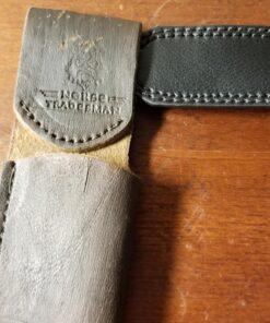 Norse Tradesman Handforged Viking Knife With Twisted Hilt Design & Leather Sheath - 5" Carbon Steel Blade Twist 15 81N8jAXsUbL