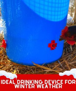 Backyard Barnyard 12 Pack Automatic Chicken Water Nipple Make Your Own Waterer Kit (Install Tools Included) Horizontal Clean Drinker Coop or Poultry Run Bebederos Gallinas Pollos Duck Quail 20 81N9U4ZzwVL