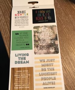 Me & My Big Ideas PPS-37 Pocket Pages Stickers 6 Sheets/Pkg-Love Yourself Original Version 51 81NB7vXcHBL 1