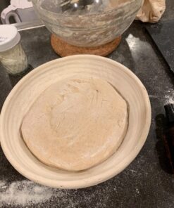 9 Inch Bread Banneton Proofing Basket - Baking Bowl Dough Gifts for Bakers Proving Baskets for Sourdough Bread Scraper Tool Starter Proofing 9 inch White Scraper 47 81NBAg4p5pL