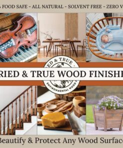 Tried & True Original Wood Finish – Pint – All-Purpose All-Natural Finish for Wood, Metal, Food Safe, Dye Free, Solvent Free, VOC Free, Non Toxic Wood Finish, Sealer Other 40 81NBlCF6LEL