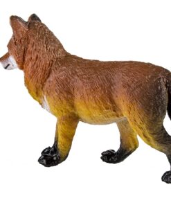 Safari Ltd. Red Fox Figurine - Detailed 3.5" Plastic Model Figure - Fun Educational Play Toy for Boys, Girls & Kids Ages 1+ 22 81NC8O8a0aL