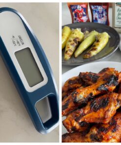 Lavatools PT12 Javelin Ultra Fast Digital Instant Read Meat Thermometer for Grill and Cooking, 2.75" Probe, Compact Foldable Design, Large Display, Splash Resistant – Maize 25 81NCybr72cL