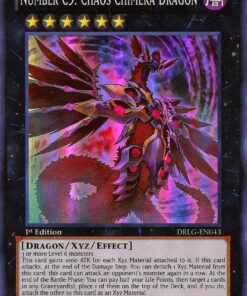 YU-GI-OH! - Number C5: Chaos Chimera Dragon (DRLG-EN043) - Dragons of Legend - 1st Edition - Super Rare