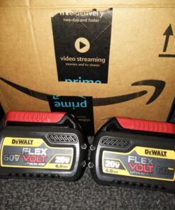 DEWALT 20V/60V MAX* Batteries, Premium, 6.0-Ah, 2-Pack (DCB606-2) 2 Pack 45 81NEnAkU0zL