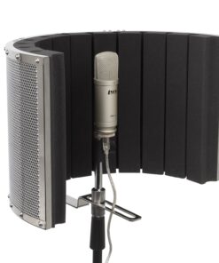 Alternative view of LyxPro VRI-20 Sound Absorbing Acoustic Foam Isolation Portable Microphone Shield, Vocal Recording Panel, High Performance - Stand Mountable