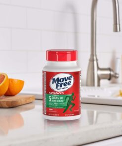 Move Free Advanced Glucosamine Chondroitin MSM Joint Support Supplement, Supports Mobility Comfort Strength Flexibility & Bone - 120 Tablets (40 servings)* 1 38 81NG Op 95L