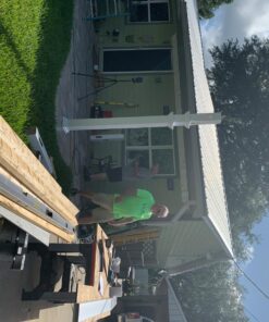 vita Valencia 12' x 16' Attached Vinyl Pergola 40 81NGGEOLE L