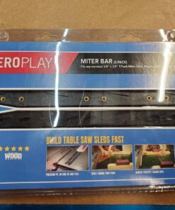 MICROJIG GRR-RIPPER ZP9-B2S2 Zeroplay Miter Bar 2 Piece 9.5" x 0.3125" x 0.78" 27 81NJfyYOlL