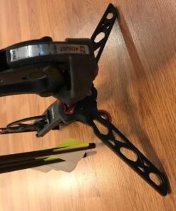 TRUGLO Bow Jack Lightweight Durable Portable Folding Bow Stand for Bowhunting w/Integrated Finger Tabs & Overmolded Rubber Grips Standard Leg (7.5 in); Standard Limb (2.75 in) 48 81NK00dtuBL