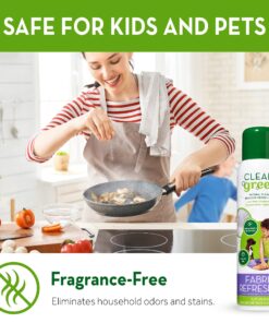 Green+Clean Natural Fabric Pet Refresher Spray - Carpet Cleaner, Cleans Kitty Litter and Dog Poop from Carpet, Upholstery, and More - Couch Cleaner, Household Cleaning Spray - Made in the USA 14.00 Fl Oz (Pack of 1) 17 81NKa0PhnlL