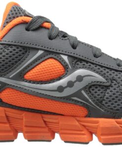 Saucony Kotaro 2 Sneaker (Little Kid/Big Kid) Little Kid (4-8 Years) 10.5 Little Kid Grey/Orange 13 81NKopHhs3L