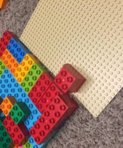 LEGO Classic Green Baseplate 2304 Supplement for Building, Playing, and Displaying Creations, 10in x 10in, Large Building Base Accessory for Kids and Adults (1 Piece) 46 81NKqy1qEgL