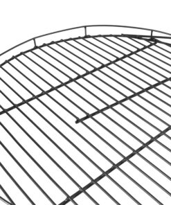 Sunnydaze Rotating Height-Adjustable Round Cooking Grate Grilling System - Black Steel Stake and Grill - 24-Inch 12 81NL3vcNtZL