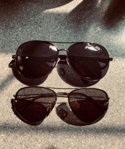 grinderPUNCH - Big XL Wide Frame Extra Large Aviator Sunglasses Oversized 148mm Black 62 Millimeters 25 81NM5FVTjnL