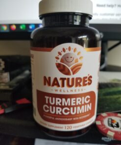 1600mg Organic Turmeric Curcumin w/Bioperine and Black Pepper | Non-GMO | Natural Joint Support | Highest Potency with 95% Standardized Curcuminoids | Gluten Free | 120 Vegetarian Caps 27 81NM8Cy5RML