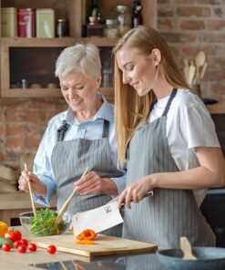 imarku Cleaver Knife 7 Inch Meat Cleaver - SUS440A Japan High Carbon Stainless Steel Butcher Knife with Ergonomic Handle, Ultra Sharp, Useful Kitchen Gadgets for Home and Restaurant 23 81NOLsRlk7L