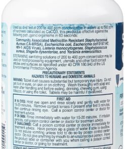 Steramine Quaternary Sanitizing Tablets, Case of 6 11 81NQP2QXDZS