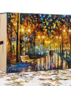 Alternative view of Ingooood Rainy Night Walk Wooden Puzzle 1000 Pieces