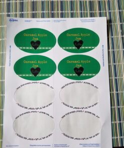 Avery Printable Blank Oval Labels, 2" x 3-1/3", Glossy White, 80 Customizable Labels (22820) 31 81NSTBLrsL