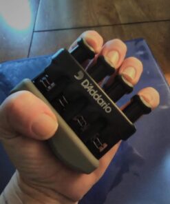 D'Addario Accessories Hand Exerciser–Improve Dexterity and Strength in Fingers, Hands, Forearms- Adjust Tension Per Finger– Simulated Strings Help Develop Calluses- Comfortable Conditioning Varigrip Only(Original) 48 81NTamHAbyL