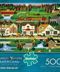 Buffalo Games - Charles Wysocki Americana Collection - Yankee Wink Hollow - 500 Piece Jigsaw Puzzle 11 81NV1VjdWkL