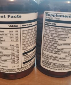 Amazon Elements Men’s One Daily Multivitamin, 62% Whole Food Cultured, Vegan, 65 Tablets, 2 month supply (Packaging may vary) 37 81NV3cPWS5L
