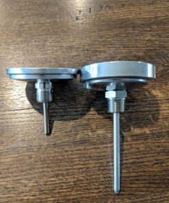 Tel-Tru BQ300 Barbecue Thermometer, 3 inch Black dial with Zones, 4 inch stem, 100/500 Degrees F 51 81NWQKFbyYL