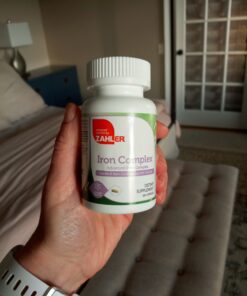 Zahler - Iron Supplement with Vitamin C - Capsule Iron Pills for Women and Men - High Absorption, Easy on Stomach, Kosher Ferrous Iron Supplements with Vitamins C, B12, Folate & More - 100 Count 100 Count (Pack of 1) 37 81NWjCGpL