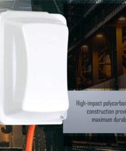 TayMac MM410W Single-Gang Horizontal/Vertical Mount Weatherproof In-Use Cover, 16 in 1, 2.75 in, White 1 Gang Standard 17 81NXDF2GOL