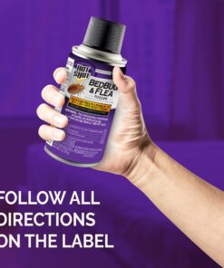 Hot Shot Bed Bug & Flea Fogger, 3 Count (Pack of 1), Kills Fleas Indoors, Get Rid of Fleas In House, Inhibits Reinfestation Up to 7 Months 1 Pack 18 81NXSSyZFQL