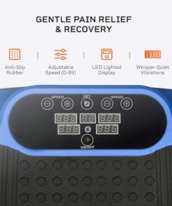 LifePro 3D Vibration Plate Exercise Machine - Dual Motor Oscillation, Pulsation 3D Motion Vibration Platform - Full Whole Body Vibration Machine for Home Fitness Blue 21 81NXhvWAeLL