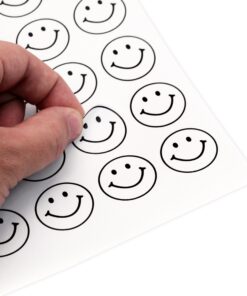 ChromaLabel 1.25 Inch Round Printable Labels for Laser and Inkjet Printers, 1050 Stickers per Pack, 42 Stickers per Sheet, White 25 81NXlWOJf6L