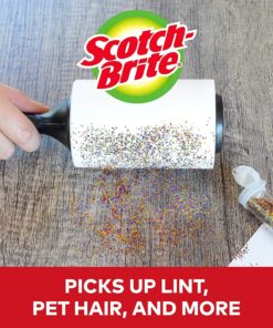 Alternative view of Scotch Brite Lint Roller, Value Pack of 75 Sheets, 375 Total Sheets 75 Sheets (5 Pack = 375)