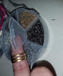 PH PandaHall Iron Open Jump Ring, 3300Pcs 6 Colors Unsoldered O Rings 4mm 21-Gauge Metal Jewelry Connector with Opener Tool for Earring Bracelet Neckalce Jewelry Craft 6 Colors-3300pcs 32 81NbvzYjgL